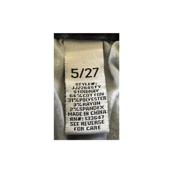 CP Jeans Stingray Skinny Ankle Red/White Stripes Denim Blue Women’s Size 5/27 - Picture 12 of 12